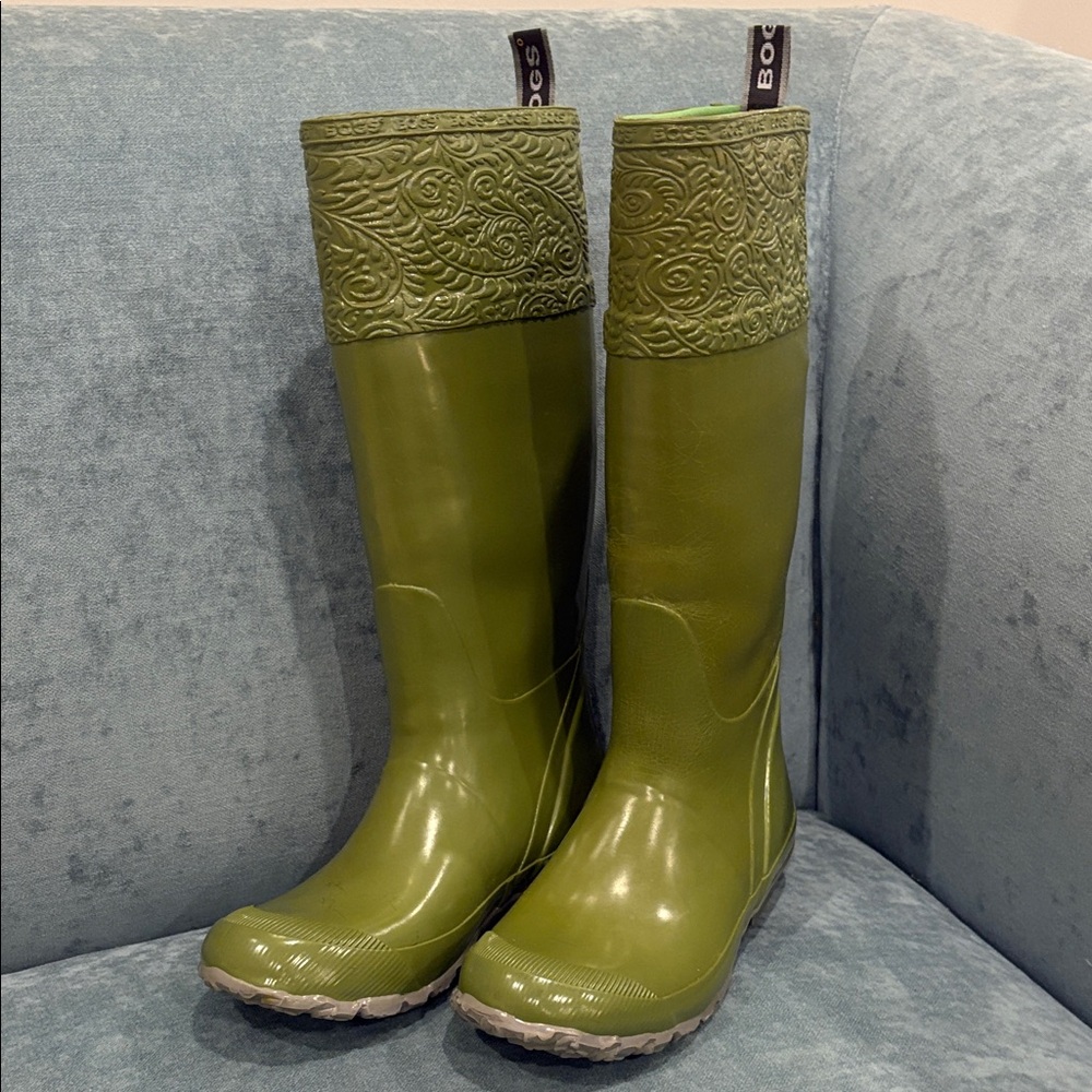 Bogs Women's Olive Green Winter Boots Size 7